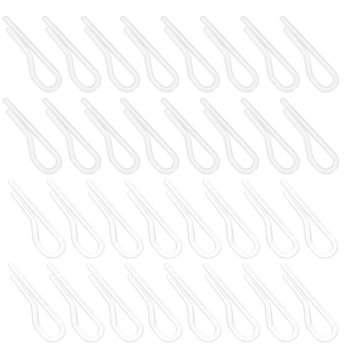 400Pcs Plastic Shirt Packing Clips Clamps for Clothes Assorted