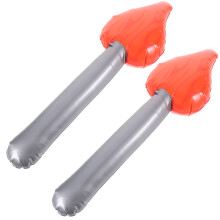 6Pcs PVC Inflatable Torch Toys Multi-Color Birthday Party Favors Props