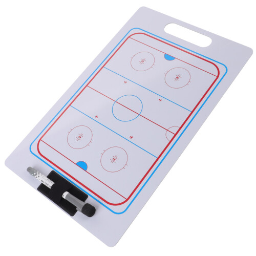 4St Draagbaar PVC Hockey Whiteboard Multifunctioneel Coaching Kids