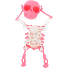 4St Plastic Skeleton Fidget Toy Kids Sensorisch Roze Decoratie