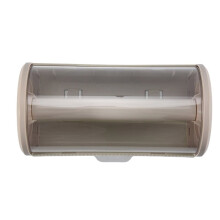 Bathroom Paper Towel Organizer Large Roll Wall Mount Holder with Clear Dustproof Cover Modern Tissue Dispenser Storage A