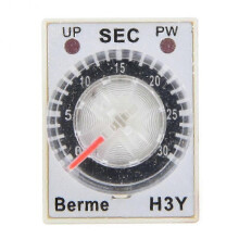 Time Relay 24V DC, H3Y-2 Delay Timer, Time Control Switch 30S Tw