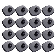 80Pcs Black Clothing Hard Tags ABS Material Retail Anti-Theft Security