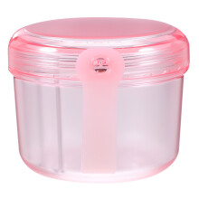 3Pcs Portable Pink Plastic Denture Case Retainer Box Durable Storage