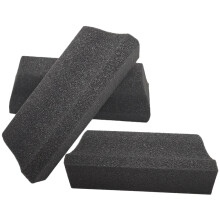 15Pcs Black Hard Material Hair Catcher for Sink Cleaning