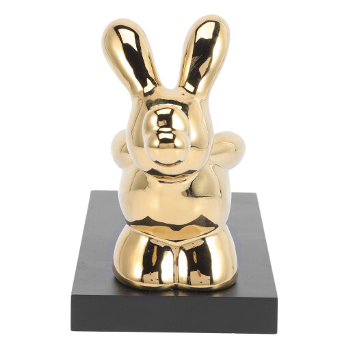 2Pcs Golden Single Holder Rabbit Design Rack Tabletop
