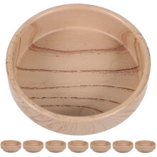 24Pcs Small Wear-Resistant Furniture Coasters Light Brown for Chairs