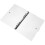 2Sets Transparante A6 PVC Notebook Binder Cover Wit Voor School 1