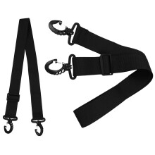 4Pcs Durable Black Nylon Ski Boots Carrying Strap Roller Skates Leash
