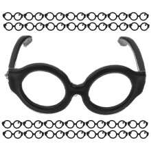 90Pcs Durable Plastic Mini Eyeglasses for Doll Dress Up and Decoration