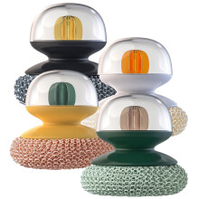 20Pcs Multifunctional Wok Brushes Assorted Color Dishwashing Scrubbers