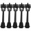 20Pcs Mini House Street Light Model Black ABS Decorative Lamp 1