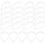 180Pcs Plastic Collar Stays Shirt Collar Support Strips for Blouse Use 1
