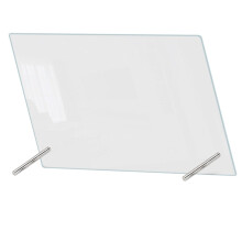 4Sets Clear Acrylic Memo Board for Home Office Multi-Use Writing Board