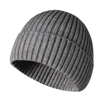 Gorro de punto cálido y transpirable para hombres y mujeres, grueso, suave y con variedad de colores