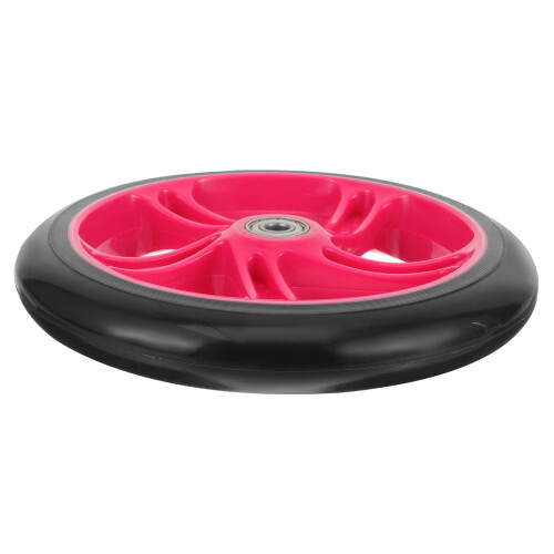 4Stk Flexibles Ersatzrad Kick Scooter PU Rad Mit Rot