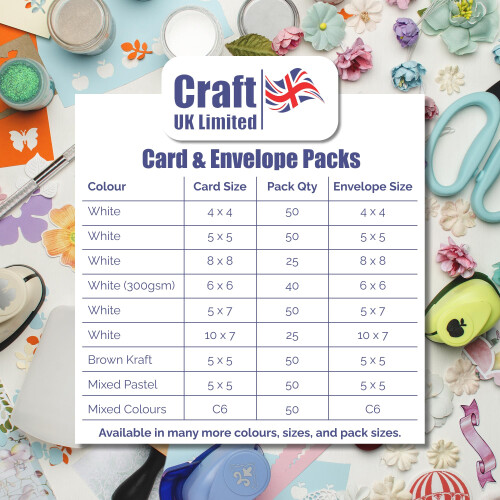 Craft UK, 40 Blank Cards and Envelopes 2