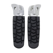 Motorfiets Voetsteunen Rust Voorste Voetsteunen Voetsteunen Pedalen Kit voor 690 790 890 690Duke 790Duke 890Duke 2018-2024 Zilver