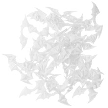 200Stk Weiße Satinhimmel Kleidung Kopfschmuck Mehrzweck