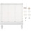 4Pcs Retractable Hanging Rack White Expandable Closet Storage Shelves 1