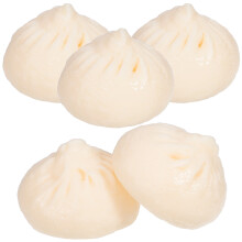 20Stk Realistische Steamed Bun Modell Weiß PVC Fotografie Requisite