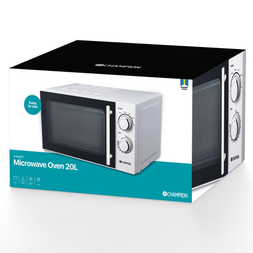 Champion Horno microondas 20L 700W MW212 Blanco 2