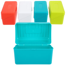 12Pcs Plastic Index Card Organizer Box Assorted Colors for Note Cards