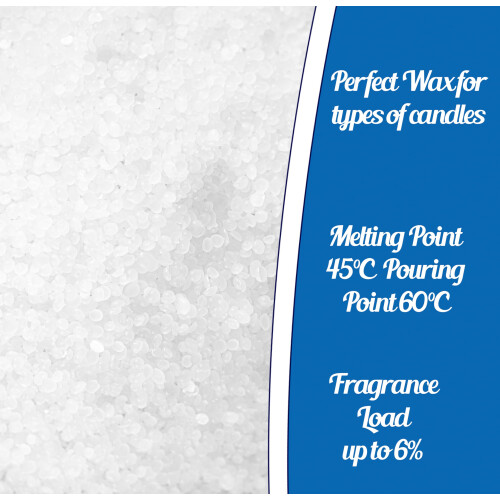 None 10154 Candle Wax 2kg Bag,White 1