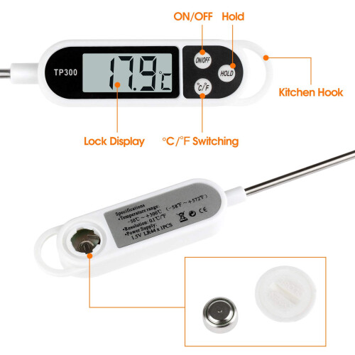 Digital kitchen Thermometer Cooking food Accurate Thermometer with long Pro 1