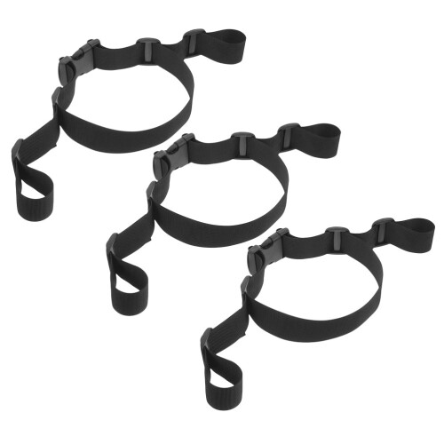 9Pièces Harnais Noir Pour Chaise Bébé, Réutilisable Sécurisé