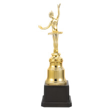 3Stk Goldene Kunststoff Ballett Pokale Tanzpreis Kinder Sieger Trophäe