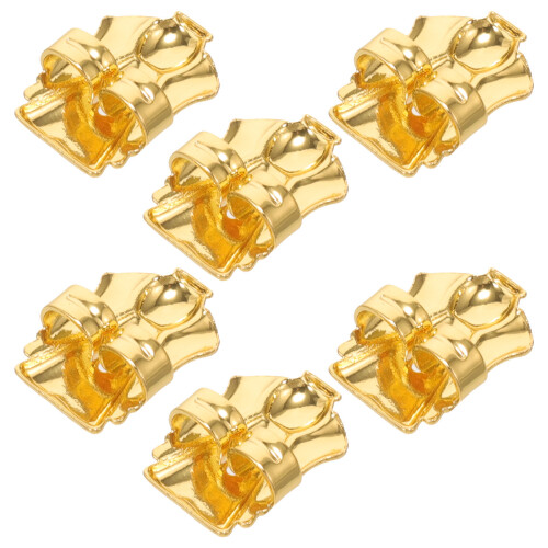 24Pièces Attaches D'oreilles Ajustables Cuivre Décoratif