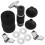 3Ensembles Ensemble Accessoires Feutrine Batterie Noires Pour Jeu Durable 1