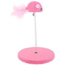 5Pièces Griffoir Réutilisable En Peluche Rose Accessoire Chat