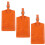 15Pièces Marqueurs De Orange En Cuir PU Durable 1