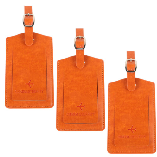 15Pièces Marqueurs De Orange En Cuir PU Durable
