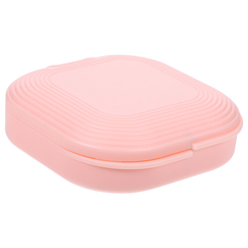 5Pièces Étui Compact Rose ABS Pour Appareils Dentaires