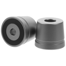 6Stk Aluminium Rasierhalter Schwarz Leicht Tragbar Für Zuhause