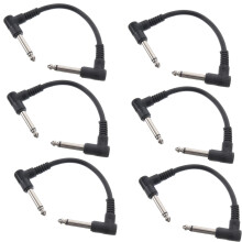 18St Zwarte Patchkabels PVC Koperdraad Kabels