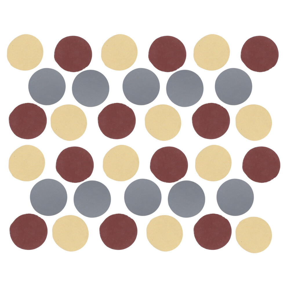Assorted Color Sanding Discs 60-1200 Grit Hook & Loop Sandpaper 3643145022512