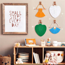 Macrame Kit for Kids & Adults Beginners, DIY Crafts for Girls Age 6-8 8-12 Year Old, for Christmas - Colorful 3mm Cord