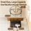 Kitchen Pot Lid Rack with Drainage Tray, Multi-Functional Countertop Cutting Board Storage Rack, Space-Saving Easy B 4