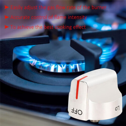 5 Pcs 5304509064 Knobs Replacement for -Gas Stove Knobs, 5304509929 Replace -Gas Range Stove Knobs