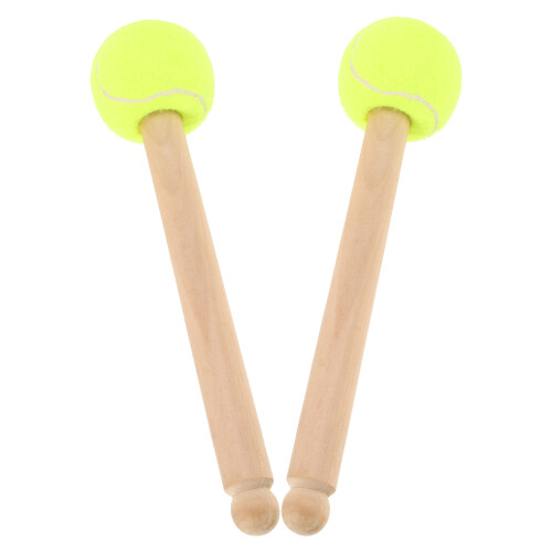 4St Percussie Drum Mallets Groen Met Comfortabel Handvat