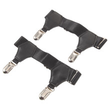 10Pièces Clip Fixe Noir Confortable Nylon Métal Unisexe