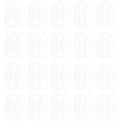 90Pièces Clips Perles Rideaux Verticaux Transparente Accessoires Pom