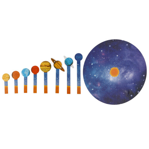 2Sets DIY Planetary Model Solar System Educational Toy