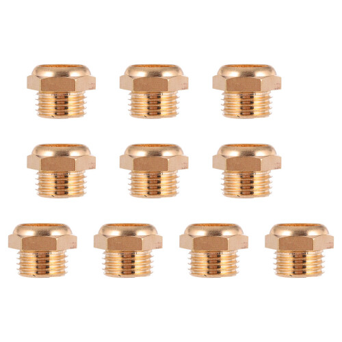 20Pièces Pièces Bronze Pneumatique Solides Usage Air Or