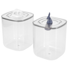 4Pcs Assorted Color Cotton Swab Boxes Small Toothpick Holder Organizer