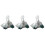 3Pcs White Fishing Net Durable Floating Silk Net for 4